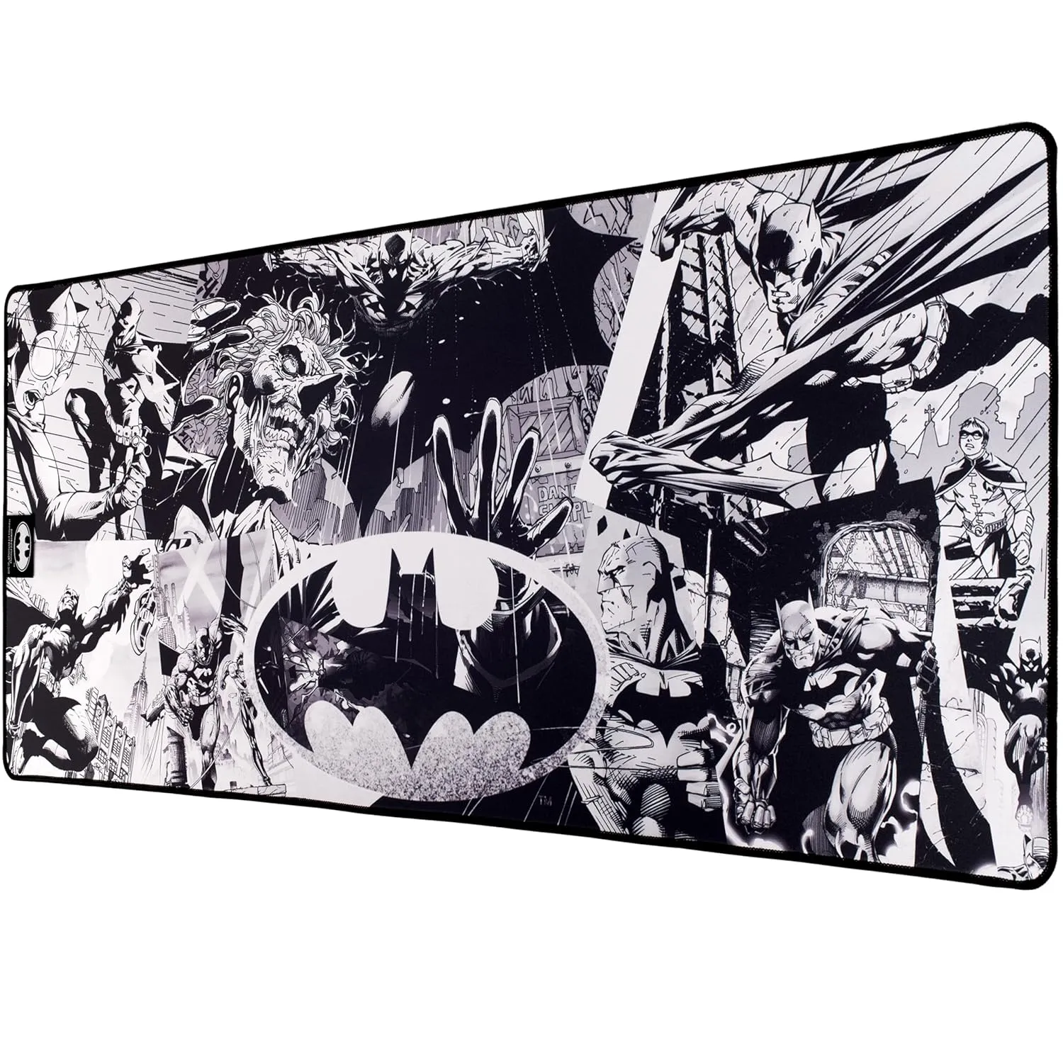 DC Comics Batman XXL Mouse Pad 35 in x 15.7 in - Gift Batman Mousepad for Gaming Desk pad 90 mm x 40 mm - Official Licensed Batman