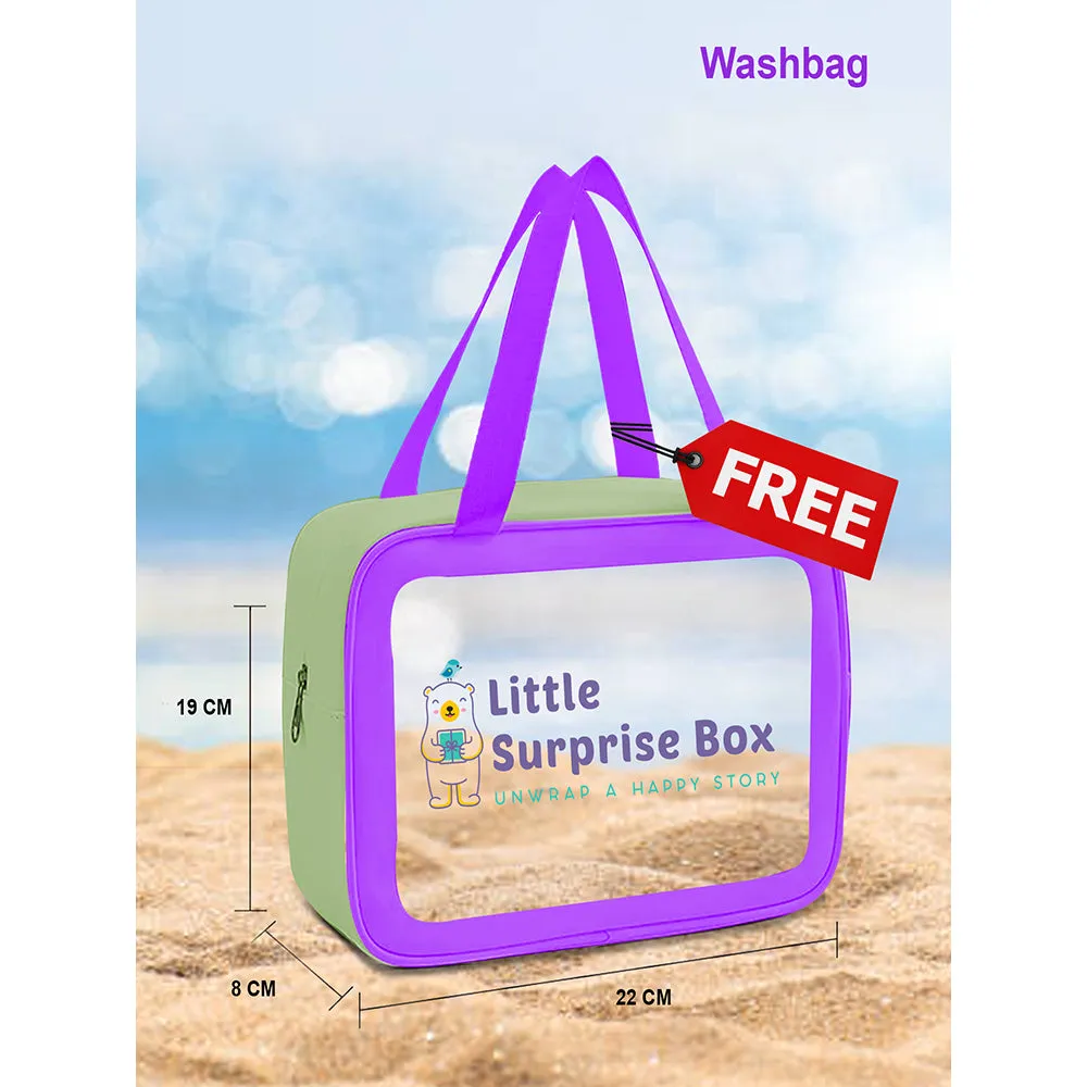 Little Surprise Box 2.5mm Neoprene Navy Anchor Print Swimwear for Kids with UP50