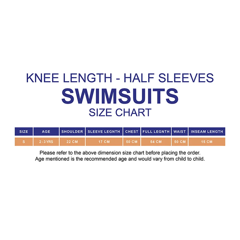 Little Surprise Box 2.5mm Neoprene Navy Anchor Print Swimwear for Kids with UP50