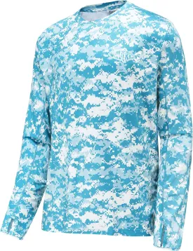 Men's UPF 50  Sun Protection Shirt Long Sleeve Quick Dry Fishing Shirt Rash Guard Swimming Hiking Running