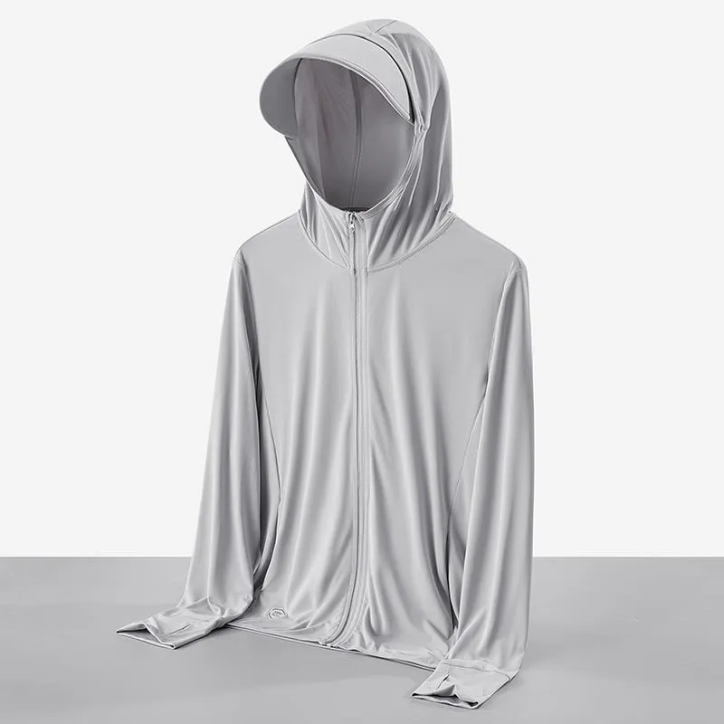 Sun Resistant Clothes Summer Knit Breathable Sun Protection Clothing for Men