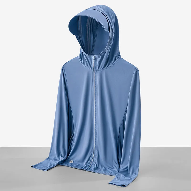 Sun Resistant Clothes Summer Knit Breathable Sun Protection Clothing for Men